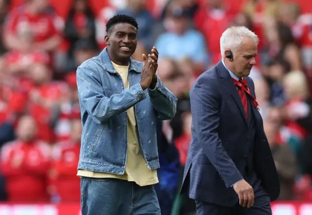 Nottingham Forest's Taiwo Awoniyi before the match.