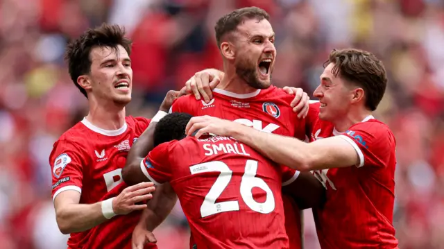 Charlton celebrate