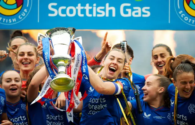 Rangers celebrate