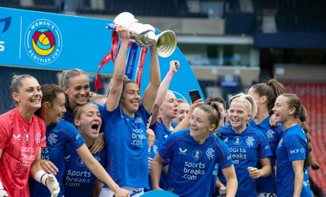 Rangers celebrate