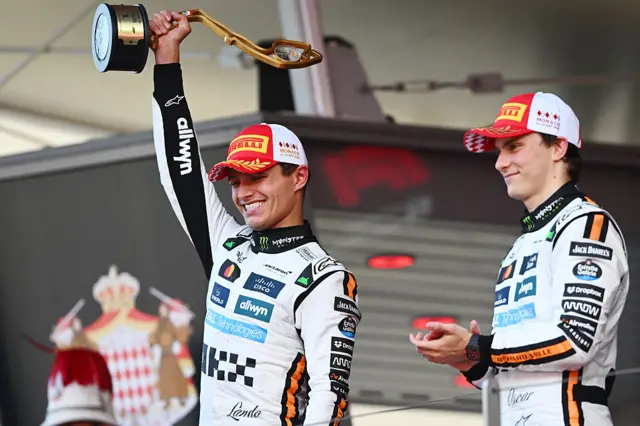 Lando Norris in Monaco