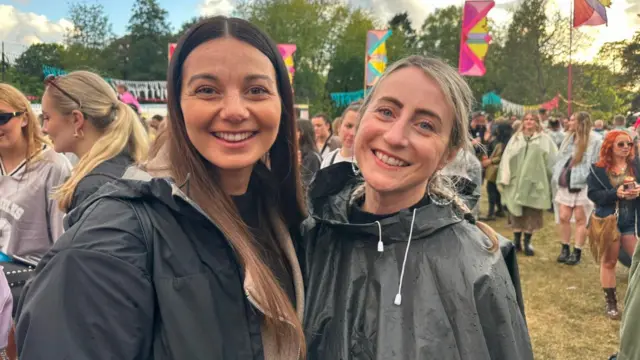 Natalie and Anna at radio 1's big weekend