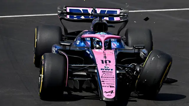 Pierre Gasly's car