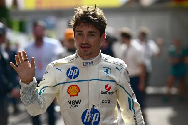 Charles Leclerc in Monaco