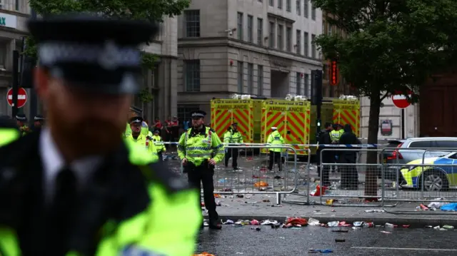 Police cordon off area of the incident