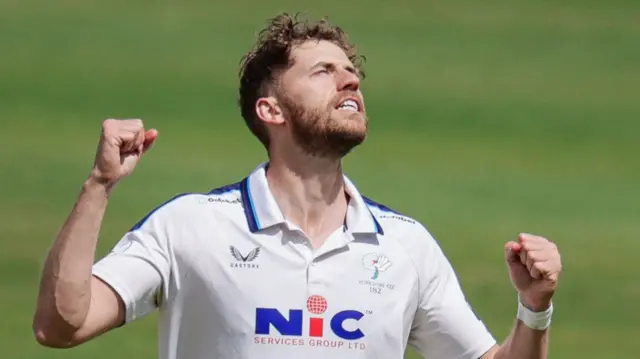 Yorkshire seamer Ben Coad