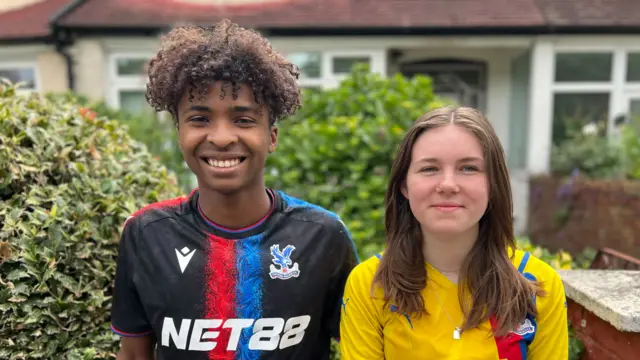 Luka Chijiutomi-Ghosh, left and Talya Kuleshnyk, right