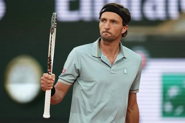 France's Arthur Rinderknech reacts