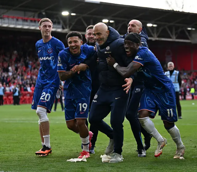 Chelsea celebrate