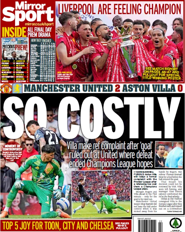 Mirror back page