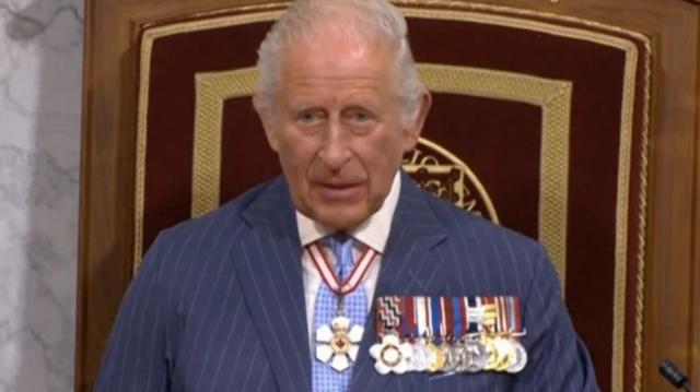 King Charles speaking