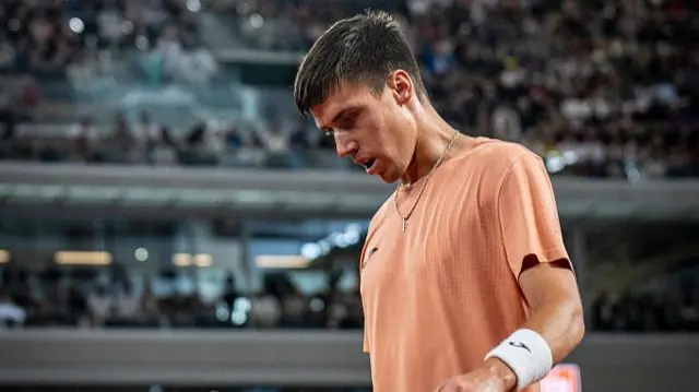 Fábián Marozsán of Hungary looks disappointed