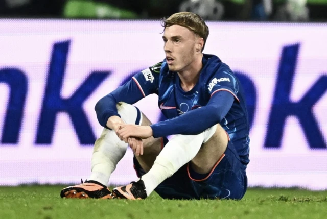 Chelsea's Cole Palmer looks on REUTERS