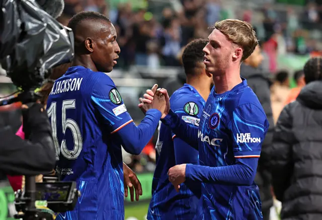 Nicolas Jackson of Chelsea celebrates