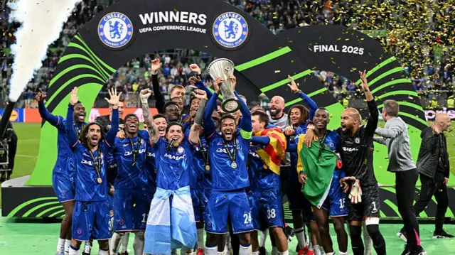 Reece James lifts Conference League title