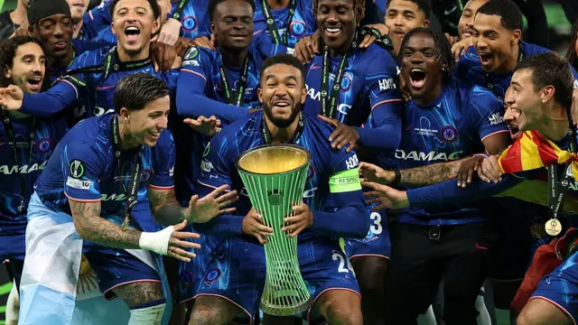 Reece James lifts Conference League title
