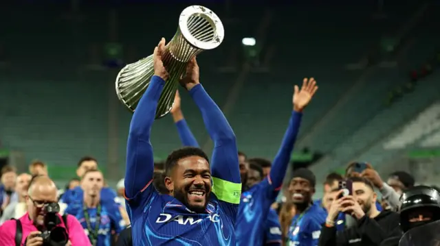 Reece James lifts Conference League title