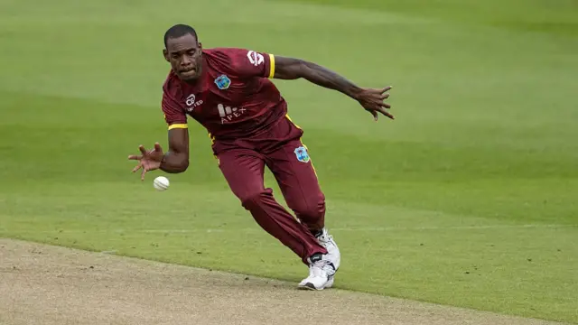 Justin Greaves of West Indies