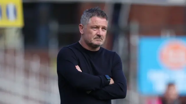 Dundee manager Tony Docherty