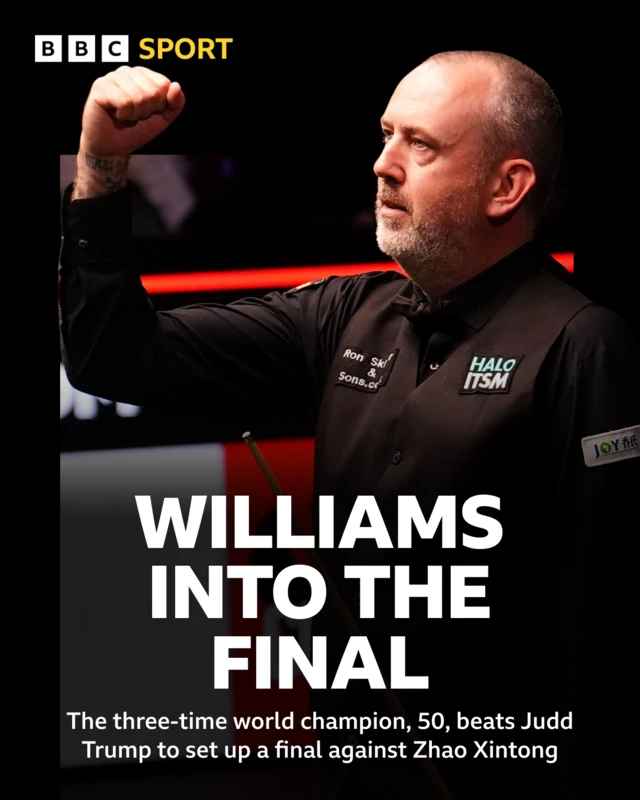 Mark Williams wins