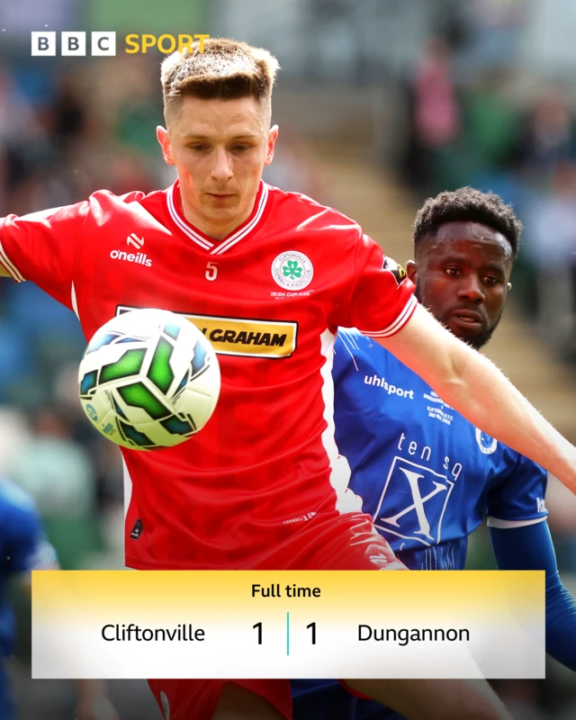 Cliftonville 1-1 Dungannon Swifts