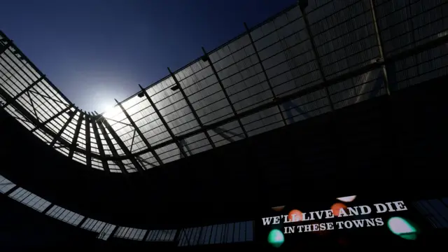 The CBS Arena before kick-off