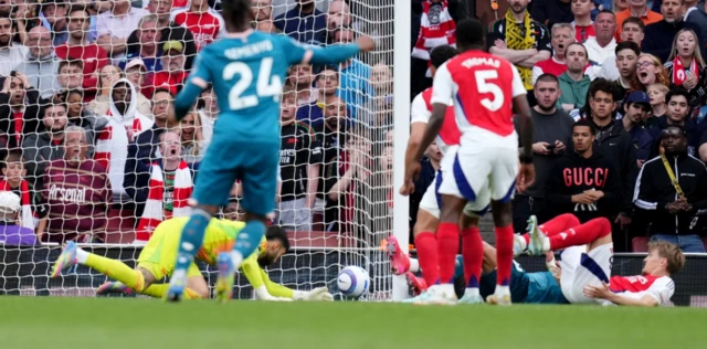 Bournemouth's Evanilson scores their side's second goal