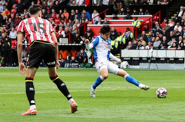 Yuki Ohashi scores for Blackburn