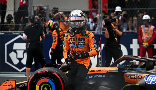 Lando Norris in Miami
