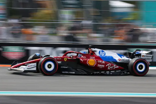 Charles Leclerc in Miami