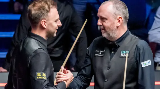 Judd Trump and Mark Williams