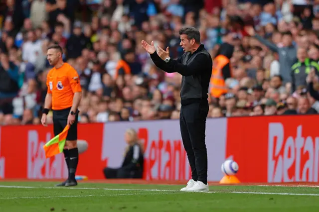 Fulham manager Marco Silva reacts