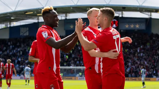 Leyton Orient celebrate