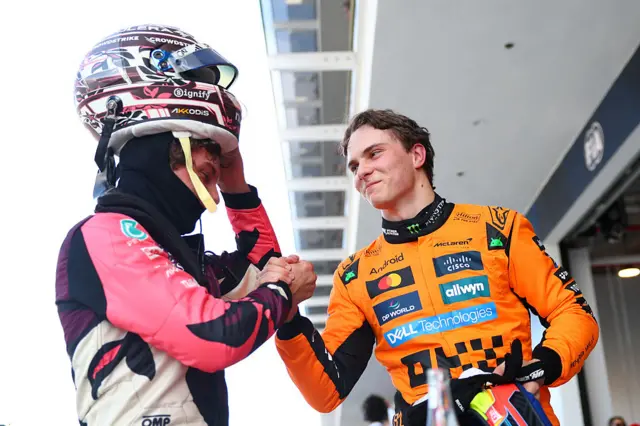 Oscar Piastri and Kimi Antonelli