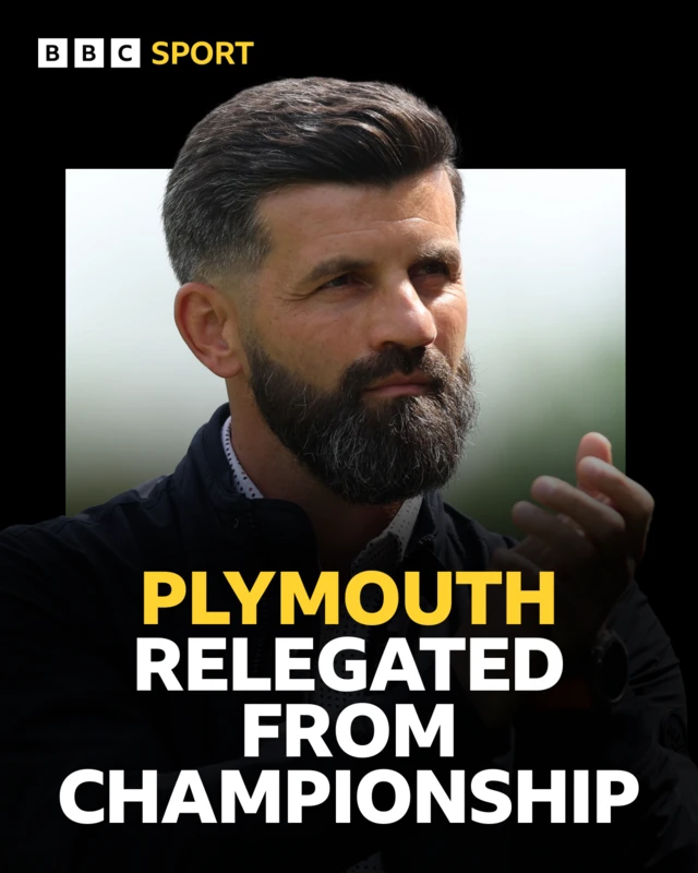 Plymouth relegated graphic