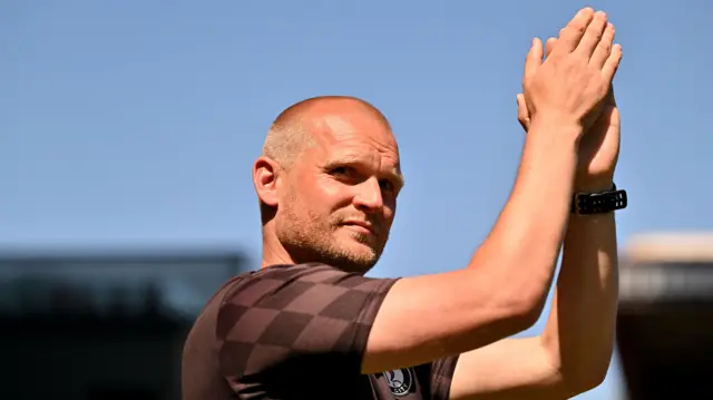 Bristol City head coach Liam Manning