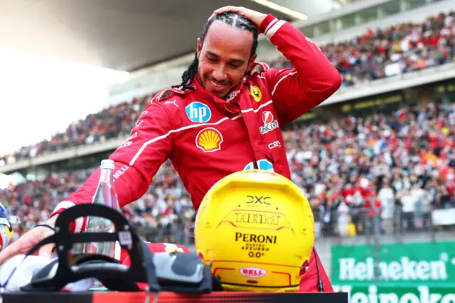 Lewis Hamilton at the Chinese GP.