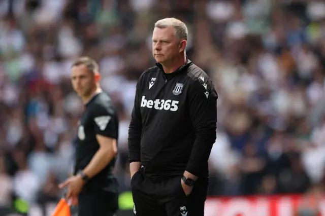 Stoke boss Mark Robins