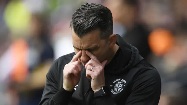 Luton boss Matt Bloomfield