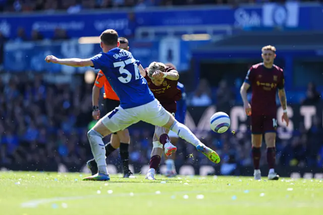 Julio Enciso of Ipswich Town scores