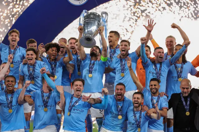 Manchester City win Champions League