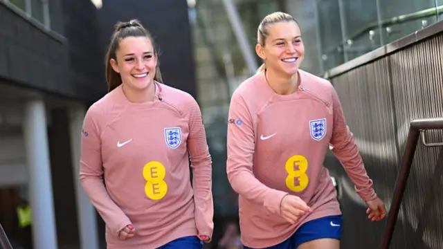 Ella Toone and Alessia Russo