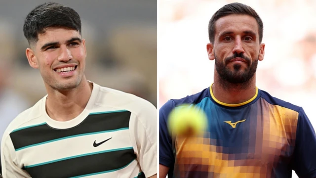 Carlos Alcaraz and Damir Dzumhur