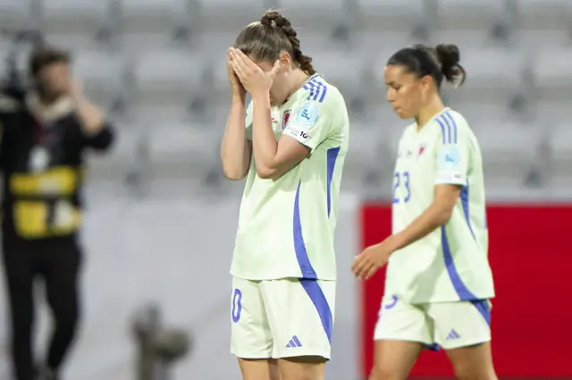 Wales players react to being relegated