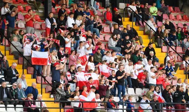 Poland fans at Seaview