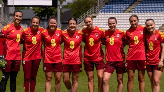 Wales players train in Denmark