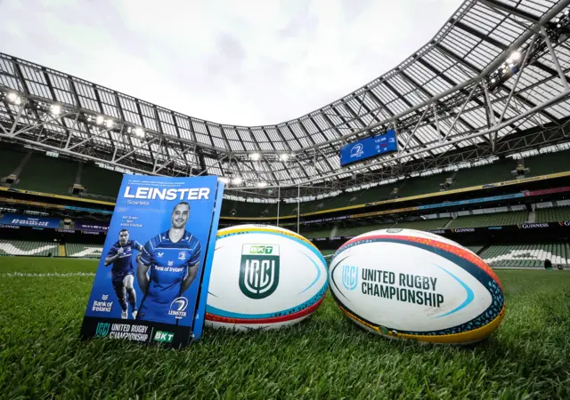 View of the programme at the Aviva Stadium
