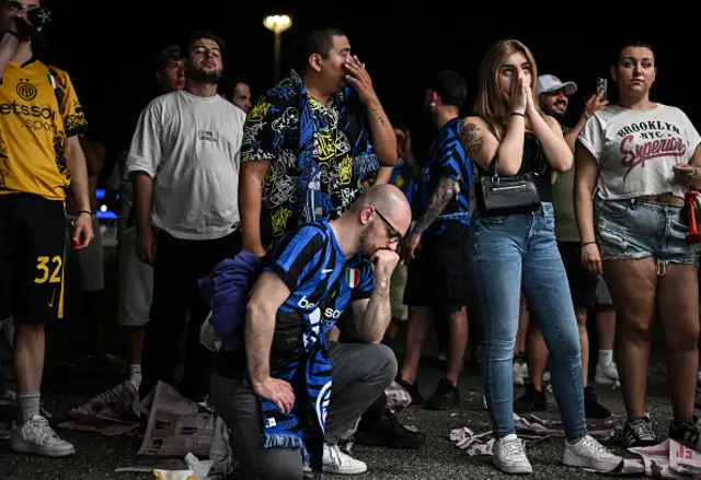 Inter fans react