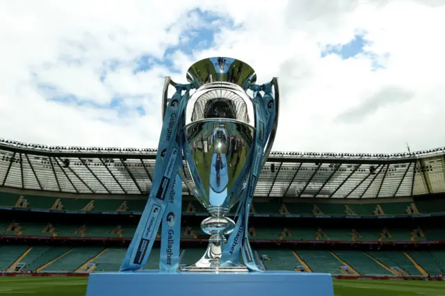 The Premiership trophy
