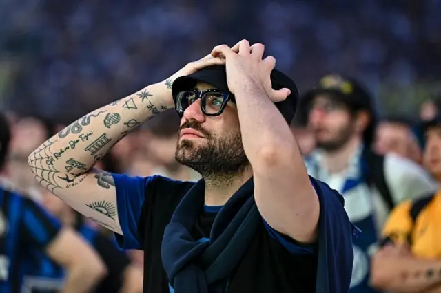 Internazionale fan reacts